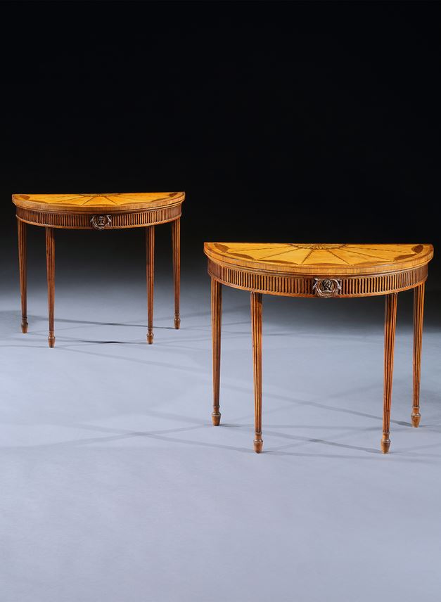 Thomas  Chippendale Junior - An exceptional pair of card tables | MasterArt